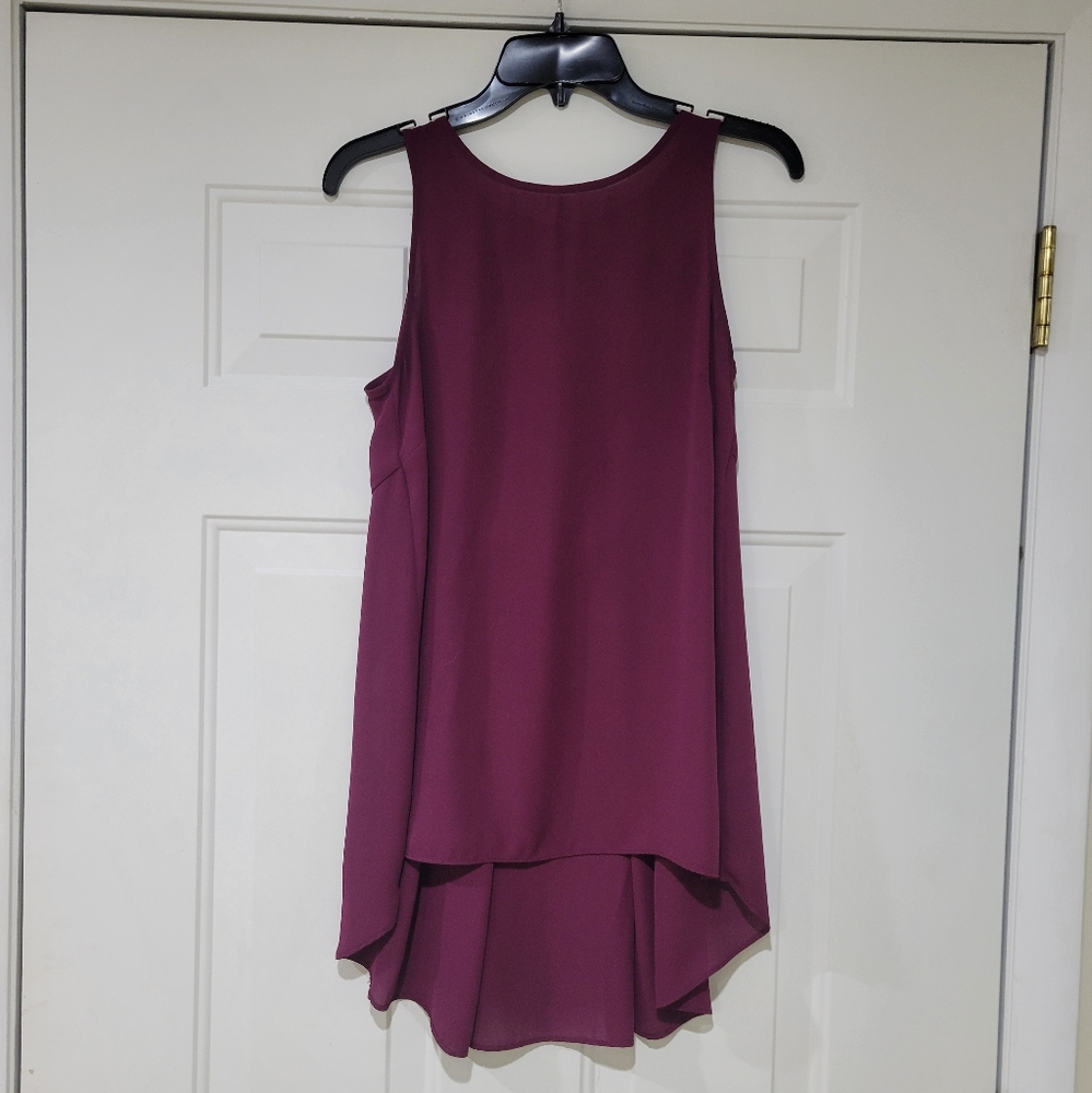 Maroon long blouse